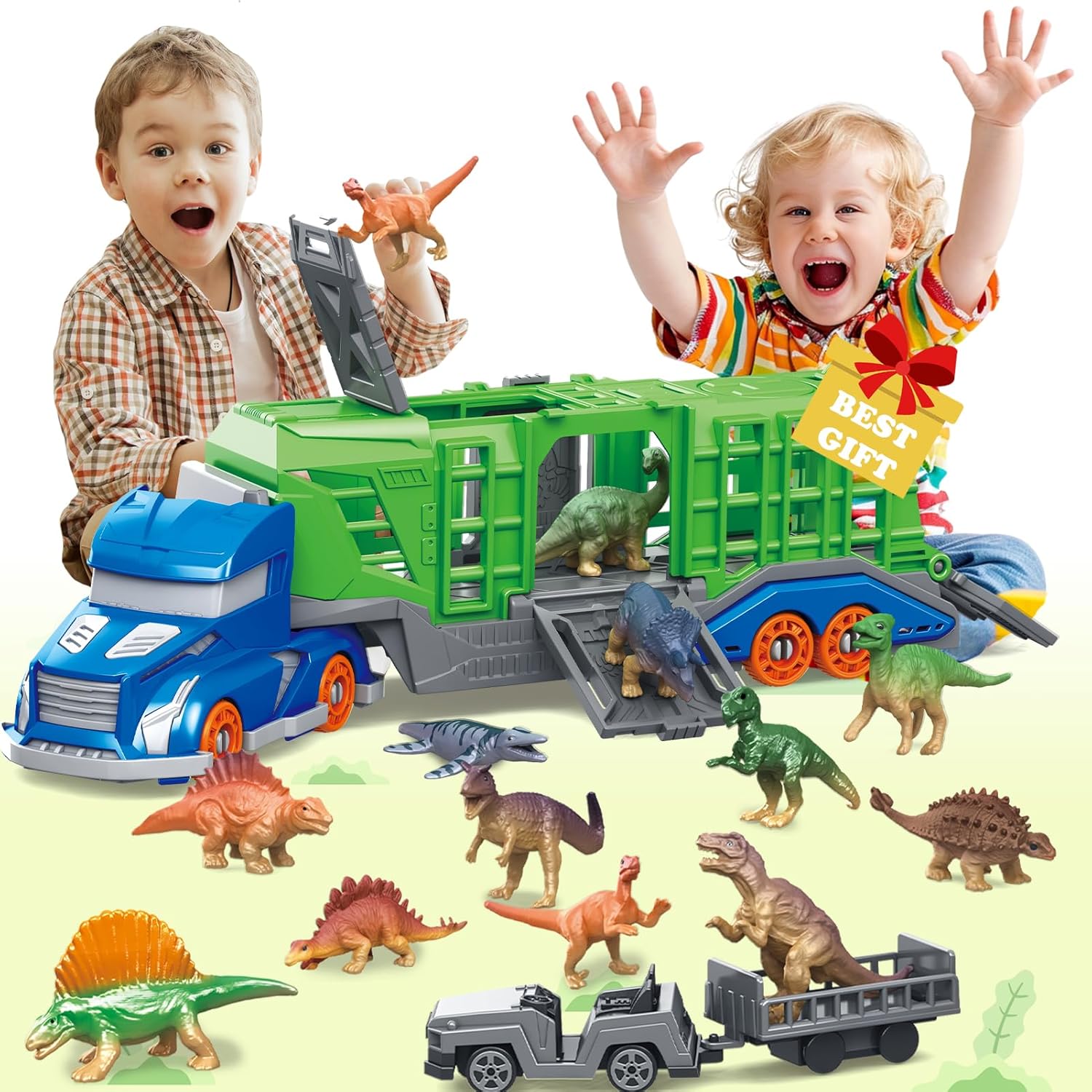 Sandbox Play Set - Ensemble de jouets de transport d'animaux