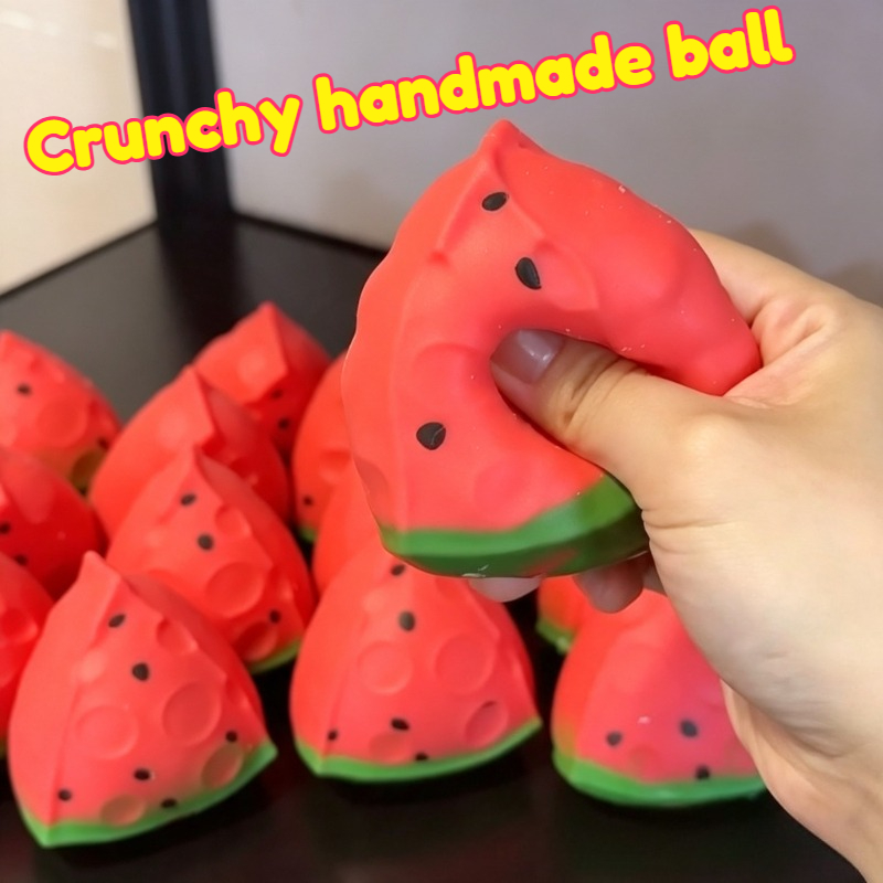 Sensory Fidget Toys - Balle anti-stress en forme de pastèque,