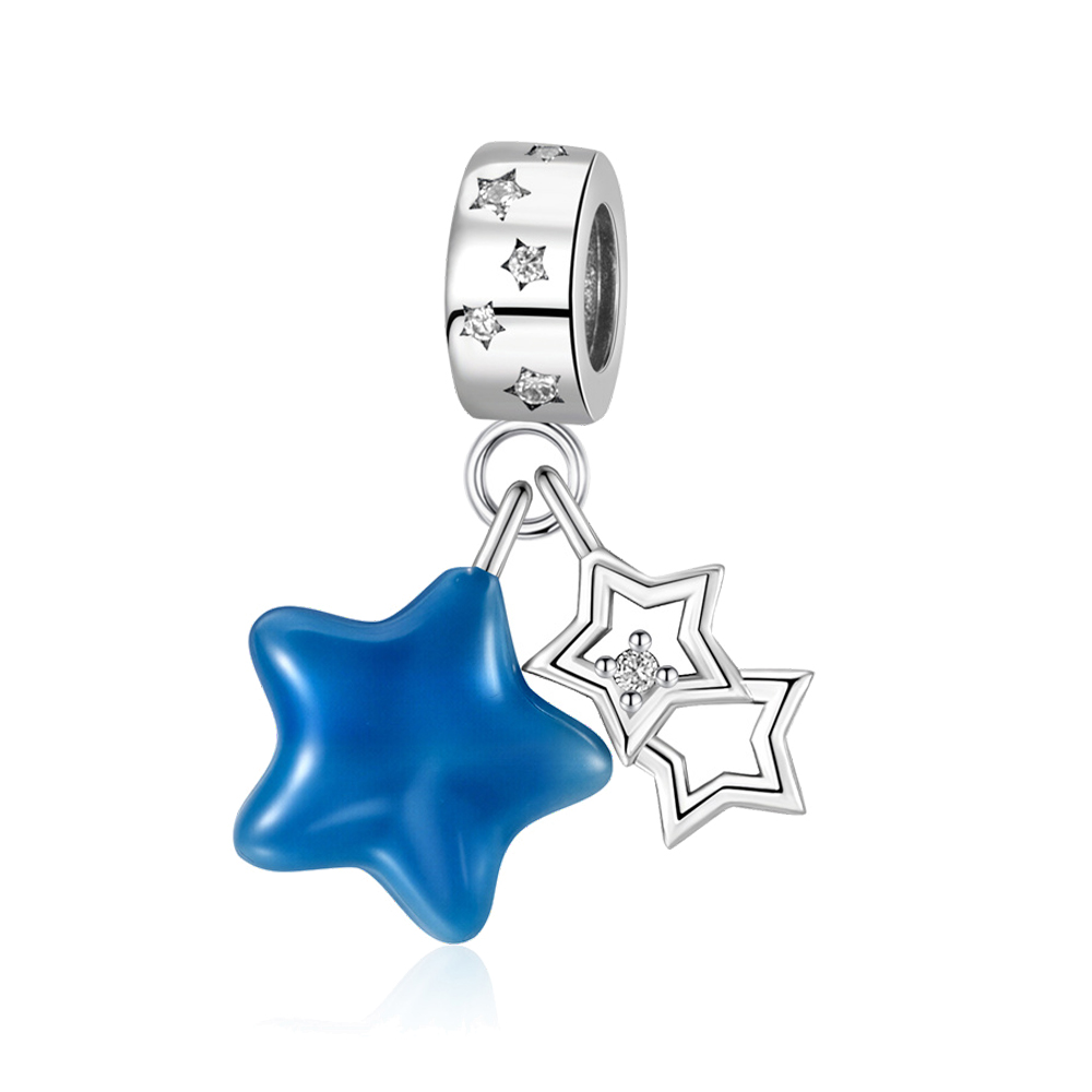 Glow In Dark Stars - Pan Charms Original lueur dans le