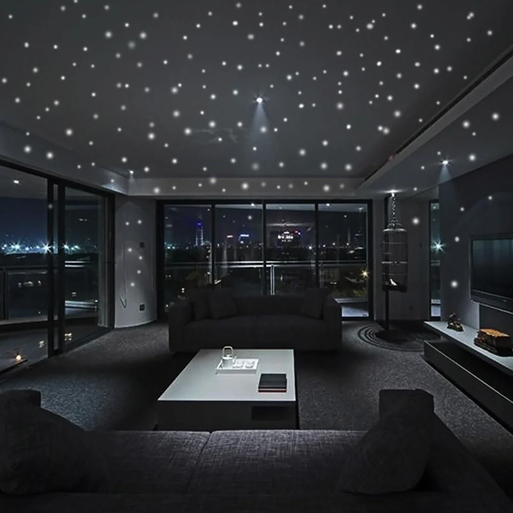 Glow In Dark Stars - Autocollants muraux qui brillent dans le