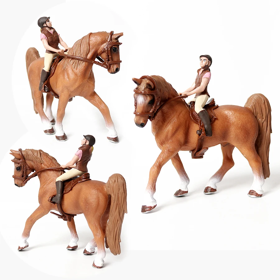 Sandbox Play Set - Chevaux jouets, ensemble de jeu équestre,