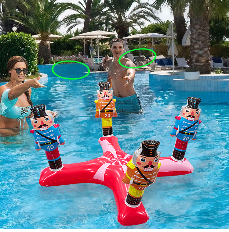 Kids Toys Entertainer - Jeu de lancer d'anneaux gonflables pour