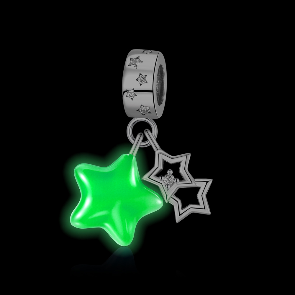 Pan Charms Original lueur dans - Glow In Dark Stars avis et prix