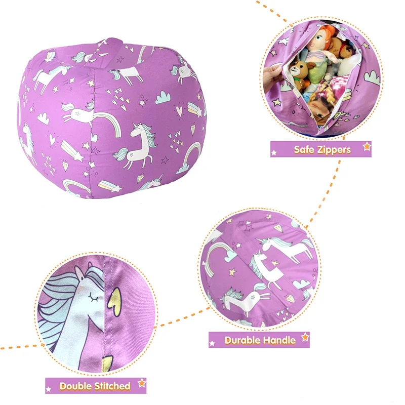 Nouveau Pouf de Rangement pour - Kids Zip Toys avis et prix