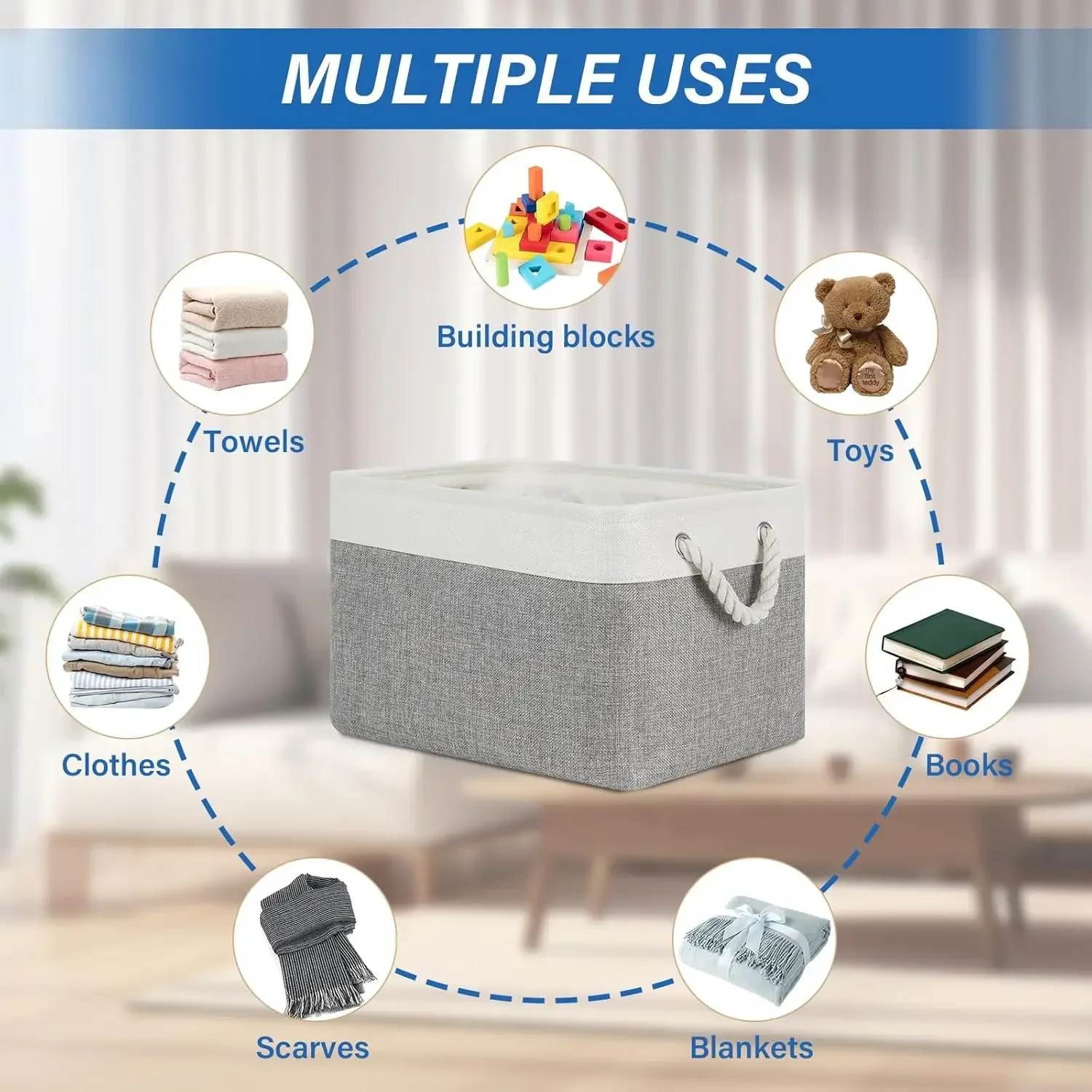 Panier de rangement pliable en - Kids Toys Clearance avis et prix