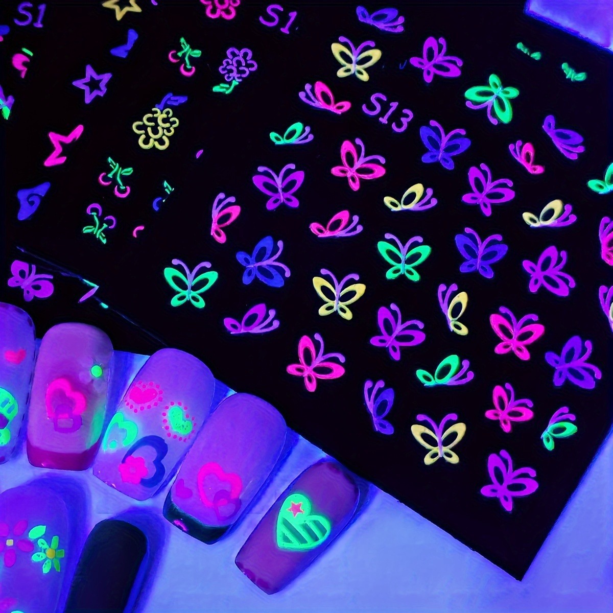 30 feuilles d'autocollants pou - Glow In Dark Stars avis et prix